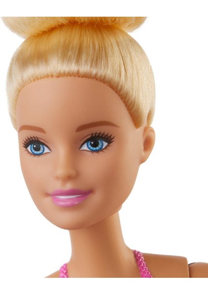 Barbie Balerin Bebekler Kumral Lila Elbiseli - GJL58-GJL59