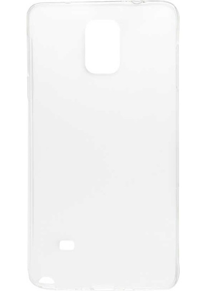 Samsung Galaxy Note 4 Kılıf Kullanışlı Şeffaf Silikon Kapak