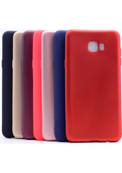 Samsung Galaxy C5 Pro Kılıf Yumuşak Dokulu Soft Esnek Ince Mat Renkli Lüks Premier Silikon Kapak