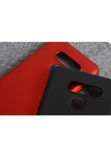 Lg Q60 Kılıf Yumuşak Dokulu Soft Esnek Ince Mat Renkli Lüks Premier Silikon Kapak
