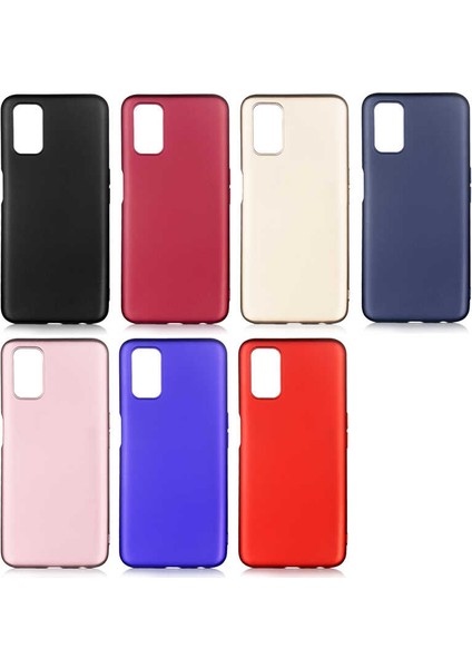Oppo A92 Kılıf Yumuşak Dokulu Soft Esnek Ince Mat Renkli Lüks Premier Silikon Kapak