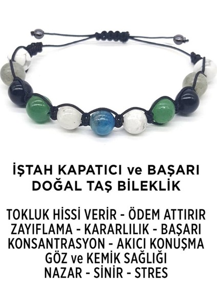 Doğal Taş Iştah Kapatıcı Bileklik