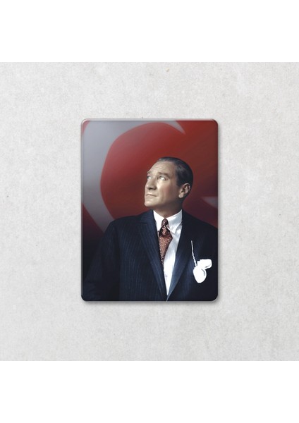 Mustafa Kemal Atatürk Cam Tablo | 30cm x 40cm