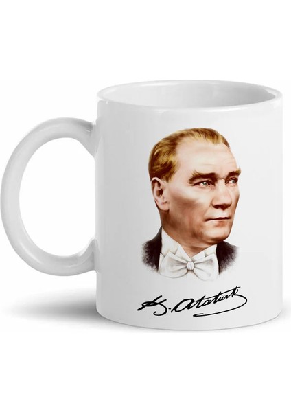 Gazi Mustafa Kemal Atatürk Baskılı Kupa Bardak Kp-01
