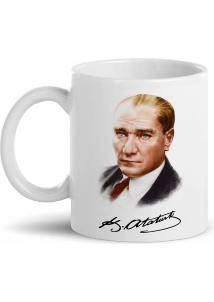 Gazi Mustafa Kemal Atatürk Baskılı Kupa Bardak Kp-02