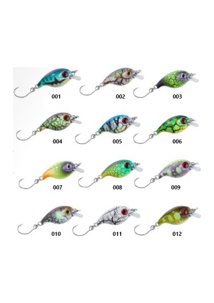 16093 Trout Wobbler Uv Active Floating 3cm Maket Balık Suni Yem