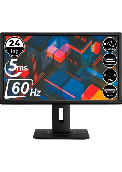 VG2440 24 1920X1080 75Hz 5ms HDMI VGA Dp LED Monitör