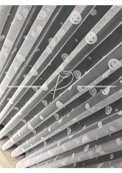 Tül Perde Gülen Yüz Çocuk Deseni Örme Kumaş indirimleri