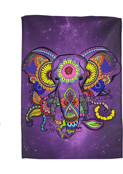 Fil Desenli Duvar Halısı