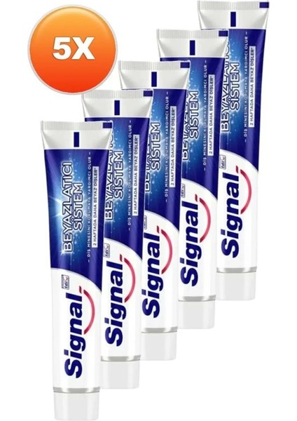 Beyazlaştırıcı Sistem 5'li 5 x 50 ml