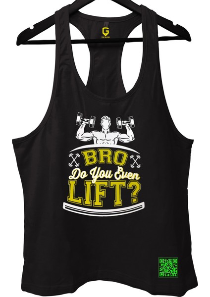 Bro Fitness Gym Tank Top Sporcu Atleti