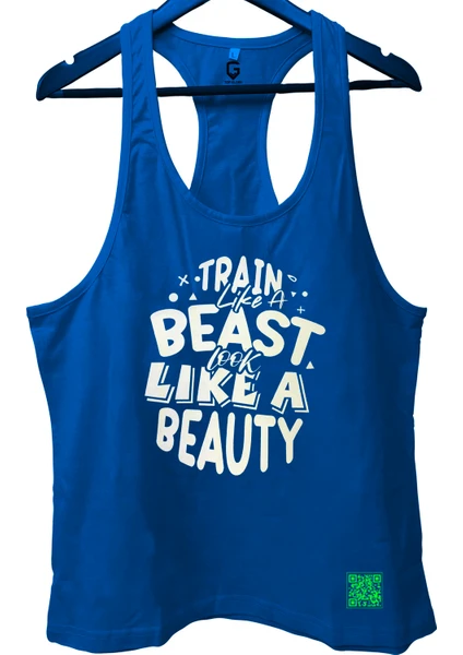 Top Glory Trainbeast Fitness Gym Tank Top Sporcu Atleti