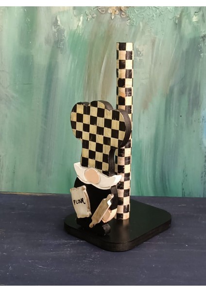 Mackenzie Gnome Cüce Ahşap Kağıt Havluluk , Rulo Havluluk , Peçetelik