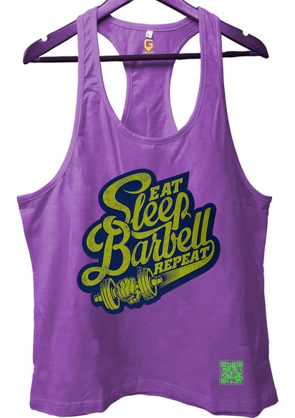 Sleepbarbell Fitness Gym Tank Top Sporcu Atleti