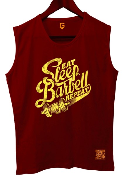 Sleepbarbellx Kolsuz Sporcu T-Shirt Tank Top