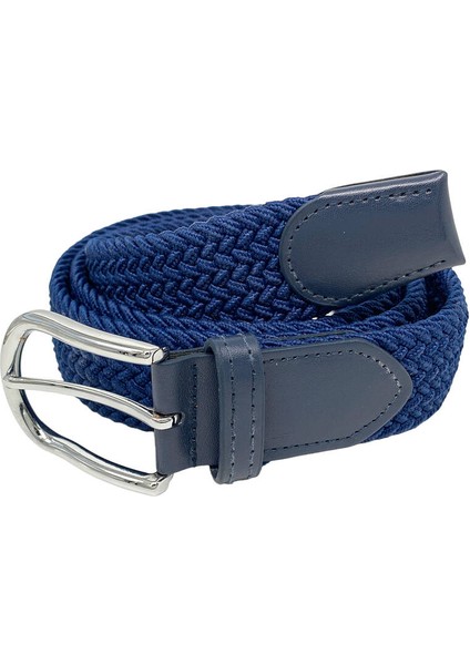 Lacivert Elastik Esnek Unisex Örgü Kemer - 8500-5 fiyatları
