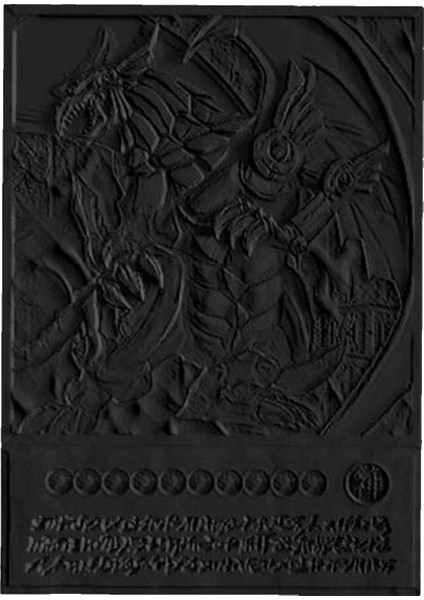 Yugioh Ra Siyah 3D Kart