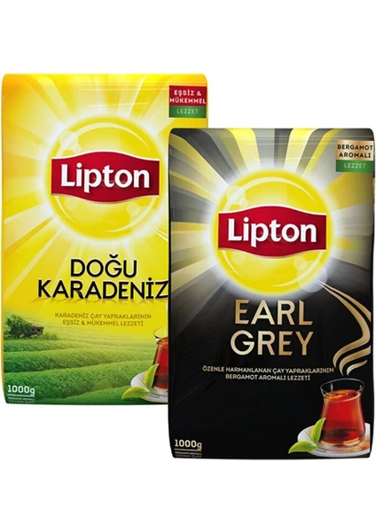 Doğu Karadeniz Dökme Çay 1 kg + Earl Grey Dökme Çay 1 kg