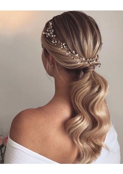 Gelin Tacı,düğün Nikah Tacı Saç Aksesuarı Gümüş Renk