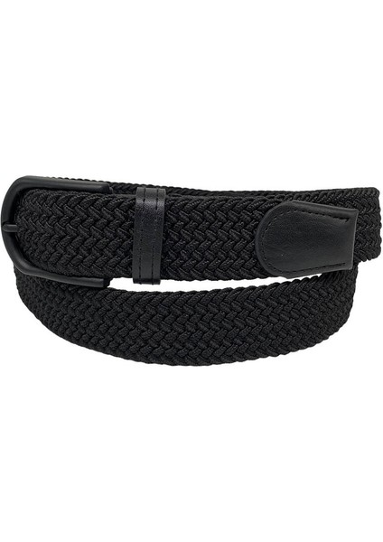 Siyah Elastik Esnek Unisex Örgü Kemer - 8500-1 fiyatları