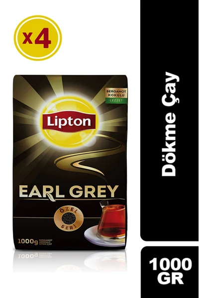 Earl Grey Dökme Çay 4 x 1 kg