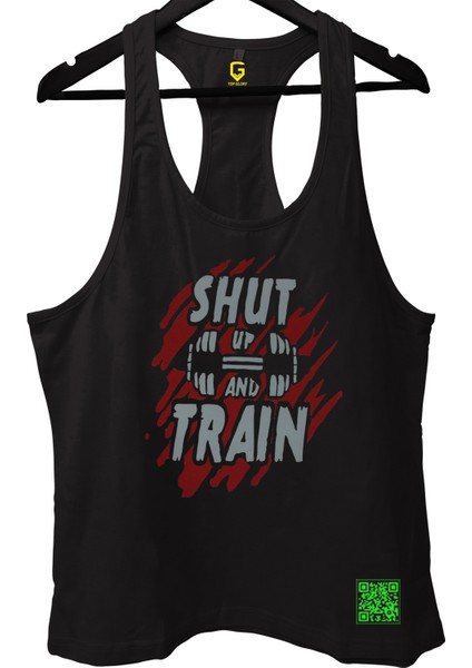Shutpaw Fitness Gym Tank Top Sporcu Atleti