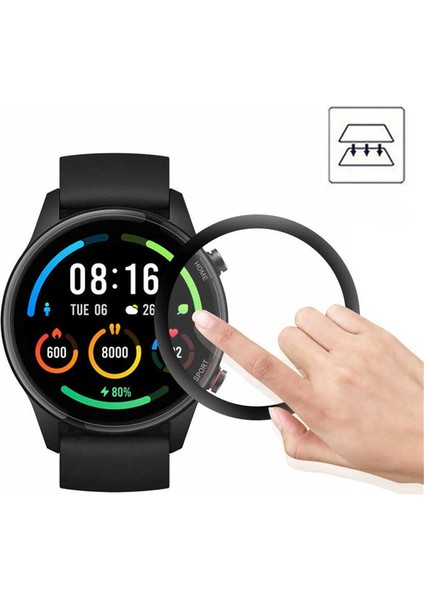 Xiaomi Mi Watch Color Zore Pmma Pet Saat Ekran Koruyucu
