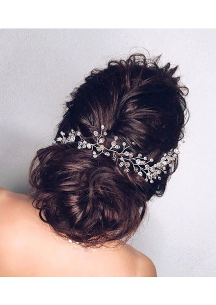 Gelin Tacı Gelin Saç Aksesuarı Gelin Tokası Özel Tasarım Taç