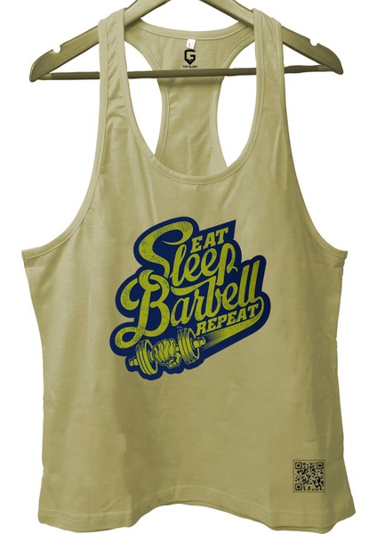 Sleepbarbell Fitness Gym Tank Top Sporcu Atleti