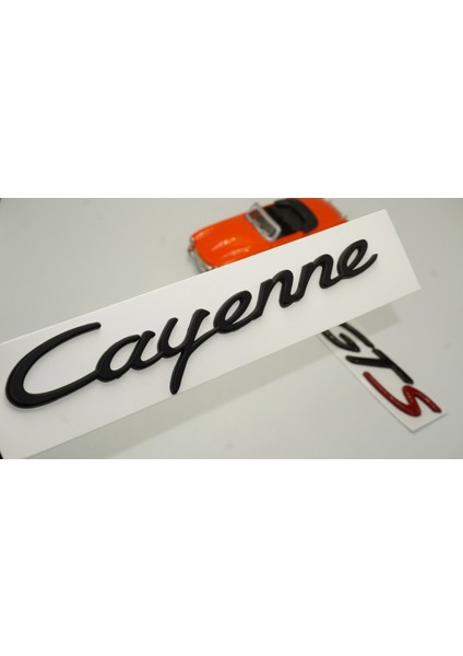 Porsche Cayenne Gts Bagaj 3m 3D Abs Yazı Logo Amblem Seti