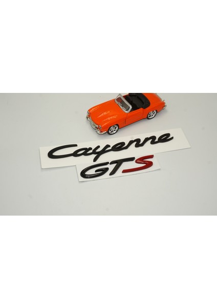 Porsche Cayenne Gts Bagaj 3m 3D Abs Yazı Logo Amblem Seti