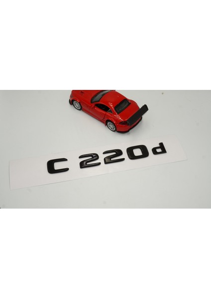 C 220D Bagaj Parlak Siyah Abs 3m 3D Yazı Logo