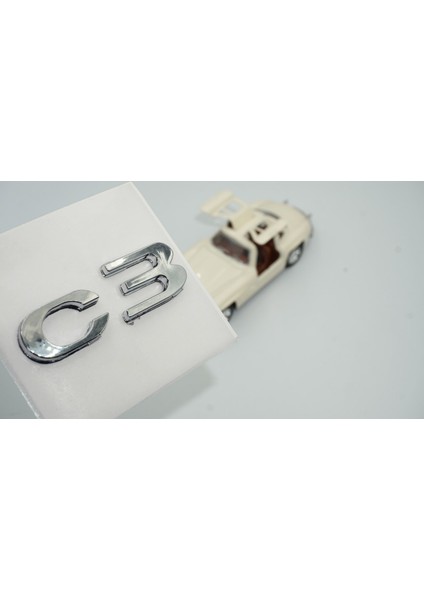 Citroen C3 Krom Abs 3m 3D Bagaj Yazı Logo