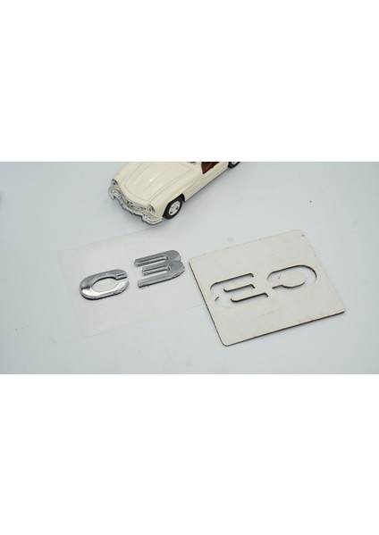 Citroen C3 Krom Abs 3m 3D Bagaj Yazı Logo modelleri