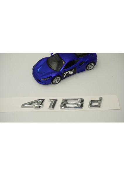 Bmw 418D Bagaj Krom Metal 3m 3D Yazı Logo modelleri