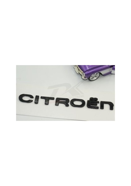 Citroen C3 Bagaj Parlak Siyah Abs 3m 3D Yazı Logo Amblem 2 Li Set modelleri