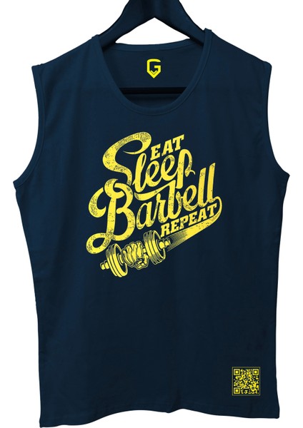 Sleepbarbellx Kolsuz Sporcu T-Shirt Tank Top
