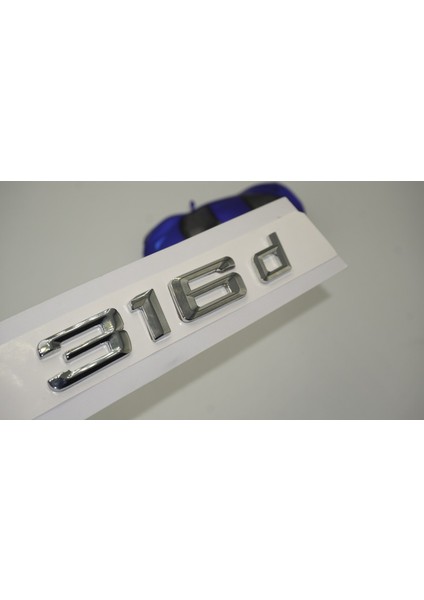 Bmw 316D Bagaj Krom Metal 3m 3D Yazı Logo