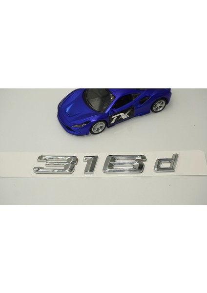 Bmw 316D Bagaj Krom Metal 3m 3D Yazı Logo modelleri