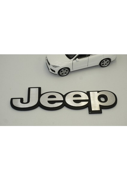 Jeep Kaput Bagaj Yeni Nesil 3m 3D Krom Metal Logo Amblem Arma modelleri