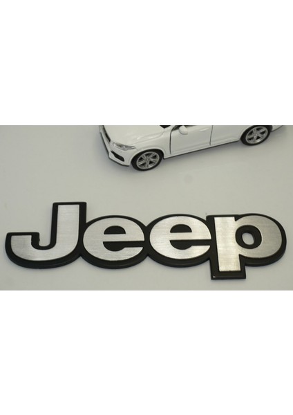 Jeep Kaput Bagaj Yeni Nesil 3m 3D Krom Metal Logo Amblem Arma fırsatları