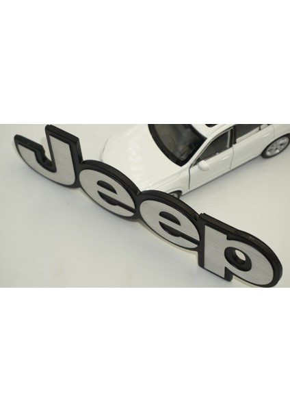 Jeep Kaput Bagaj Yeni Nesil 3m 3D Krom Metal Logo Amblem Arma indirimleri