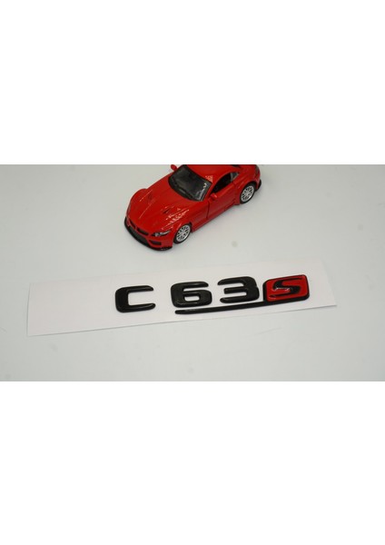 C 63S Bagaj Parlak Siyah Abs 3m 3D Yazı Logo