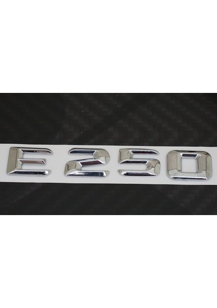 E250 Bagaj Krom Metal 3m 3D Yazı Logo fırsatları