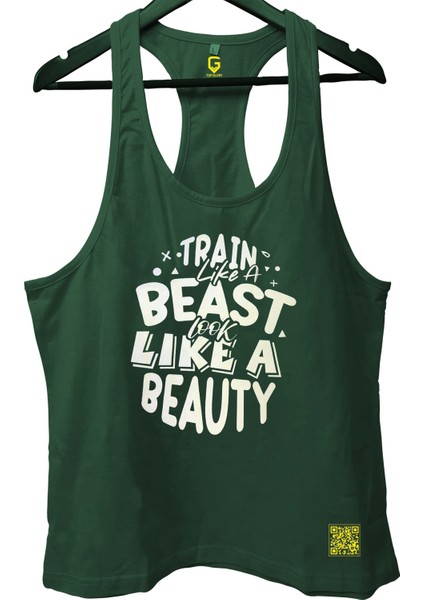 Trainbeast Fitness Gym Tank Top Sporcu Atleti