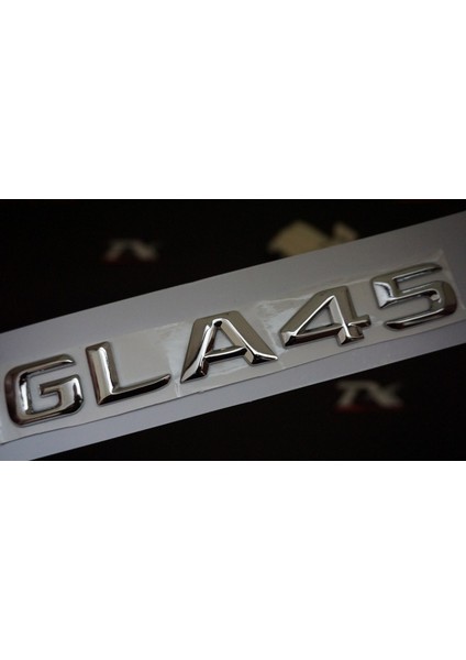 GLA45 Bagaj Krom Metal 3m 3D Yazı Logo