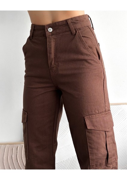 Kargo Cepli Bol Paça Kot Pantolon 23394 indirimleri