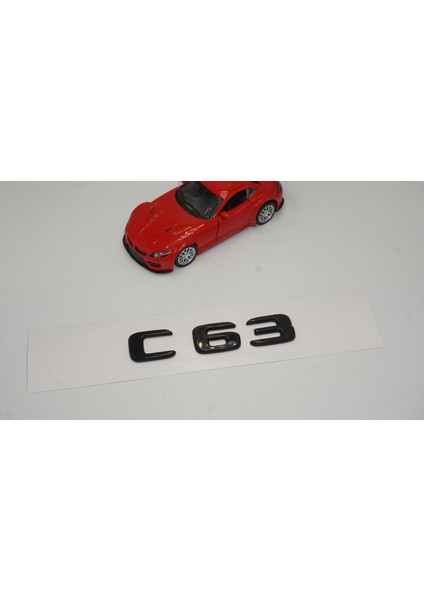 C 63 Bagaj Parlak Siyah Abs 3m 3D Yazı Logo fiyatları