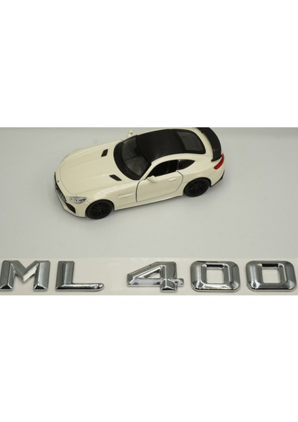ML400 Bagaj Krom Metal 3m 3D Yazı Logo