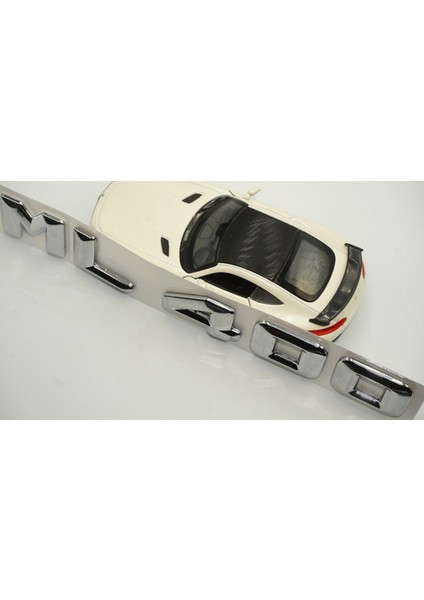 ML400 Bagaj Krom Metal 3m 3D Yazı Logo